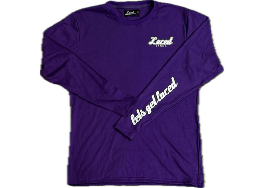 Laced Canna - Lets Get Laced Purple Long Sleeve Shirt