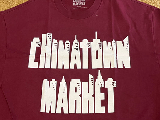 Maroon Chinatown Market City T-shirt