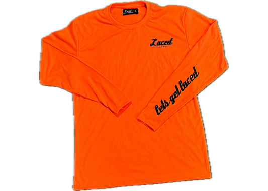 Laced Canna - Lets Get Laced Orange Long Sleeve Shirt