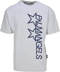 Palm Angels Vertical Racing Star Logo Tee