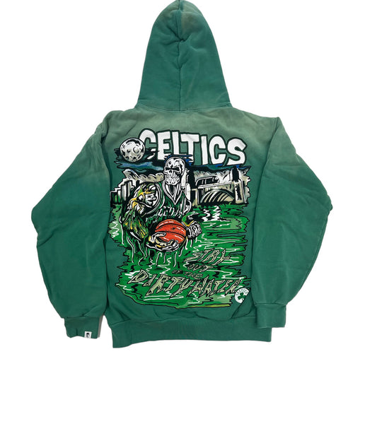 Warren Lotas Boston Swamp Water Hoodie Green