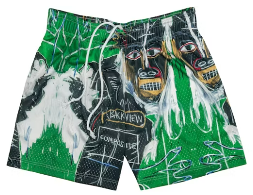 Bravest Studios Basquiat Portrait Shorts