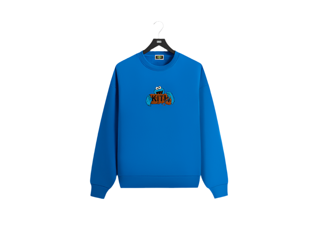 Kith for Sesame Street Cookie Monster Nelson Crewneck