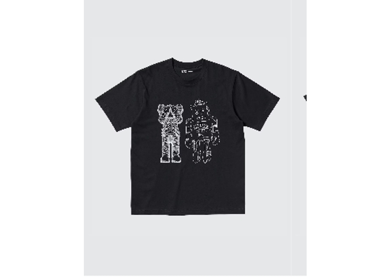 KAWS   Warhol UT Graphic Tee Black