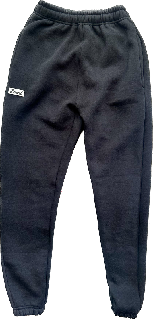 Laced Elements Collection Sweatpants Black