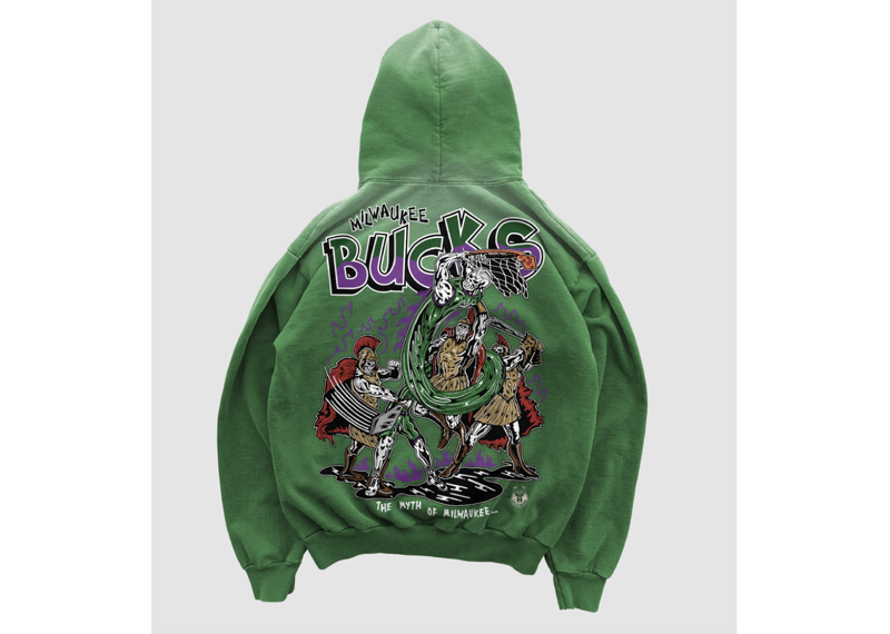 Warren Lotas Milwaukee Bucks Myth Hoodie Forest Green