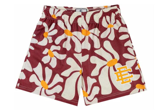 Eric Emanuel EE Basic Short Red Daisies/Yellow