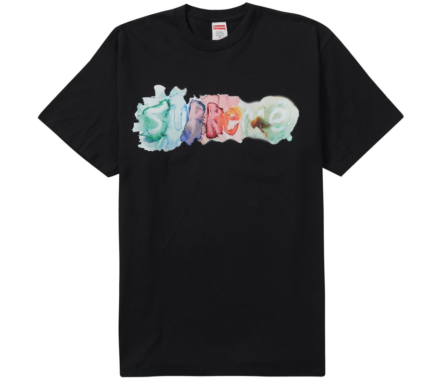 Supreme Watercolor Tee Black