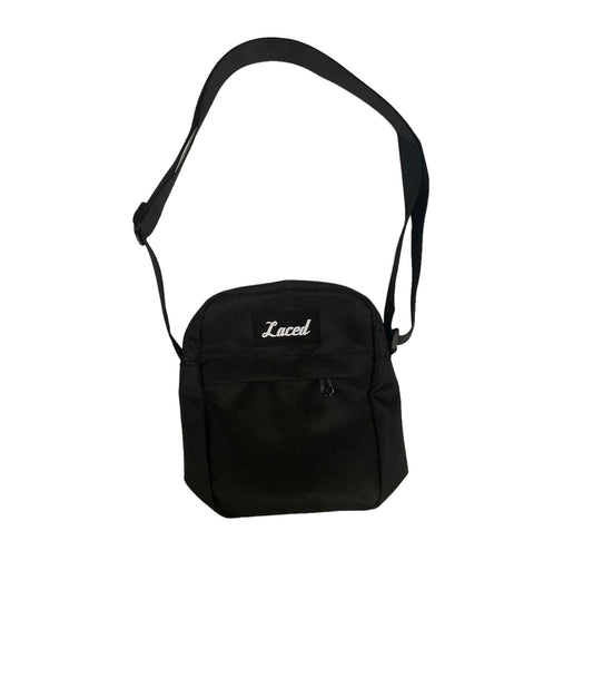 Laced Shoulder Bag Black