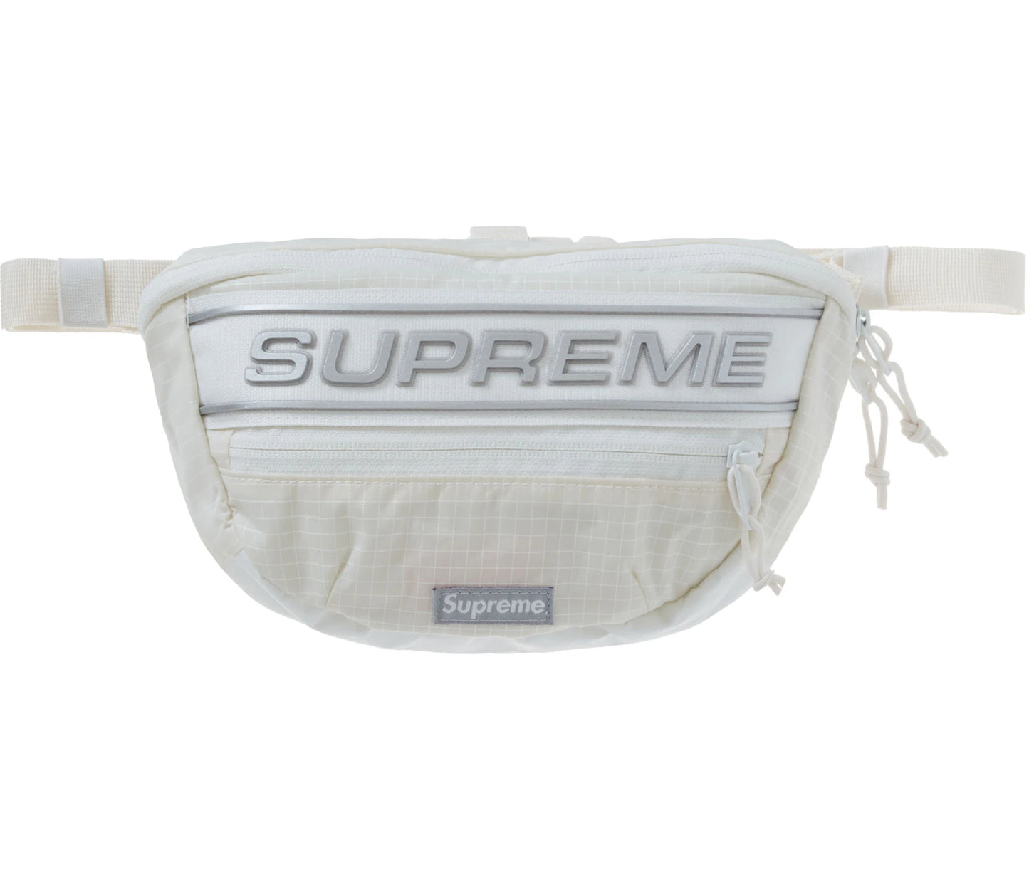 Supreme Logo Waist Bag White