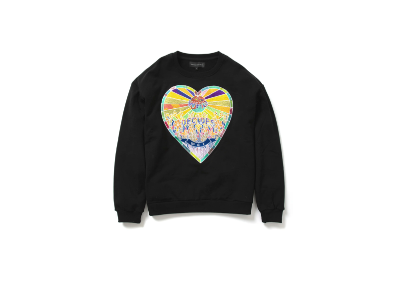 Who Decides War Endearment Pullover Crewneck Black