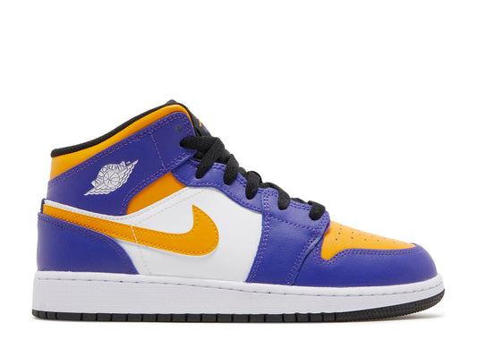 Air Jordan 1 Mid GS Lakers