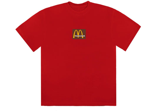 Travis Scott x McDonalds Sesame Inv III T-shirt Red