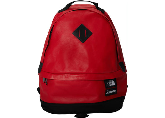 Supreme The North Face Leather Day Pack Red