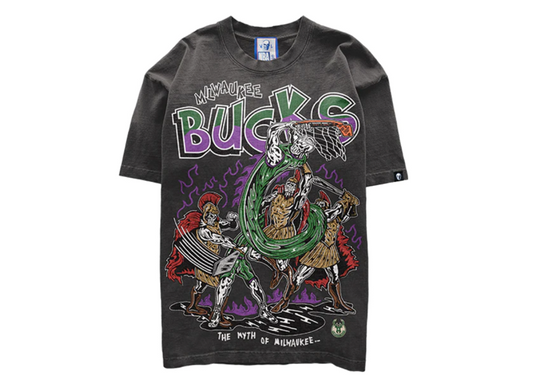 Warren Lotas Milwaukee Bucks Myth Tee Distressed Black