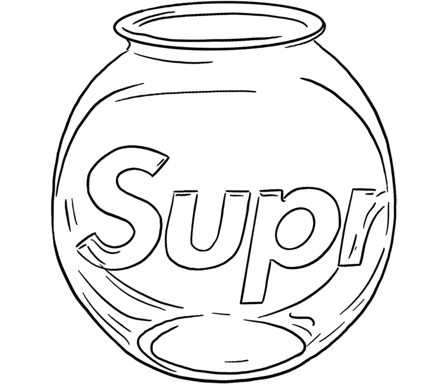 Supreme Fish Bowl Clear