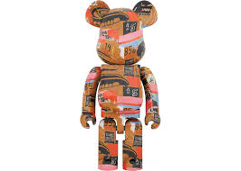 Be@rbrick Andy Warhol x JEAN-MICHEL BASQUIAT 2 1000%