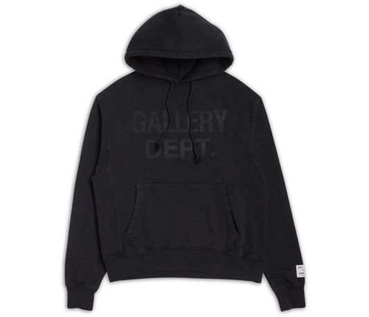 Gallery Dept. Centered Logo Hoodie Black