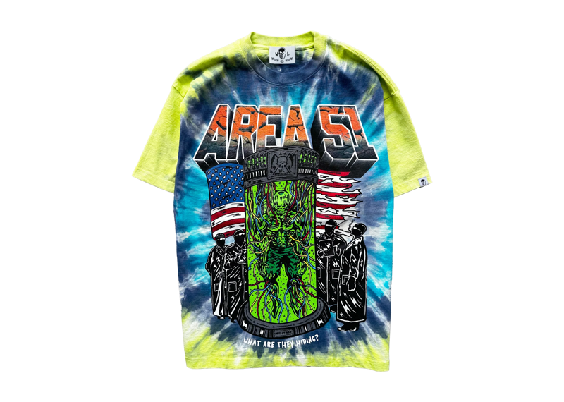 Warren Lotas Area 51 Tee Tie Dye