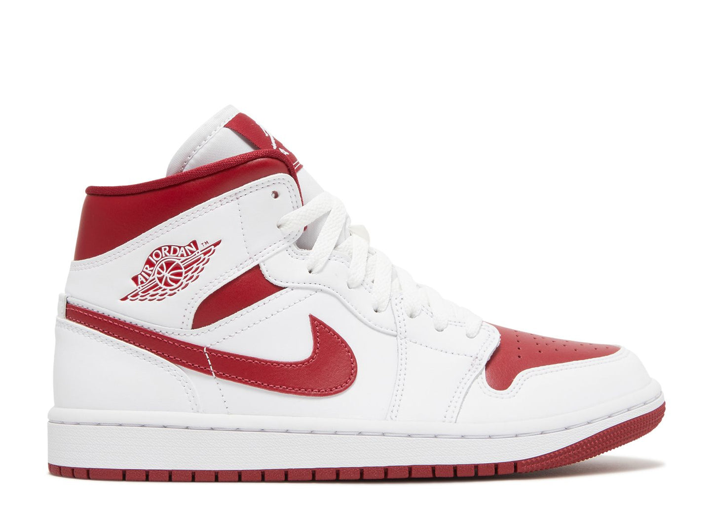 Wmns Air Jordan 1 Mid White Pomegranate