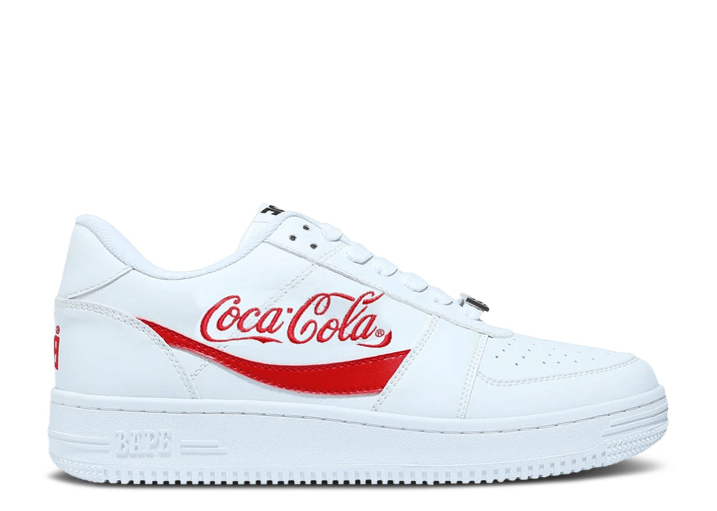 Coca-Cola x Bapesta Low White