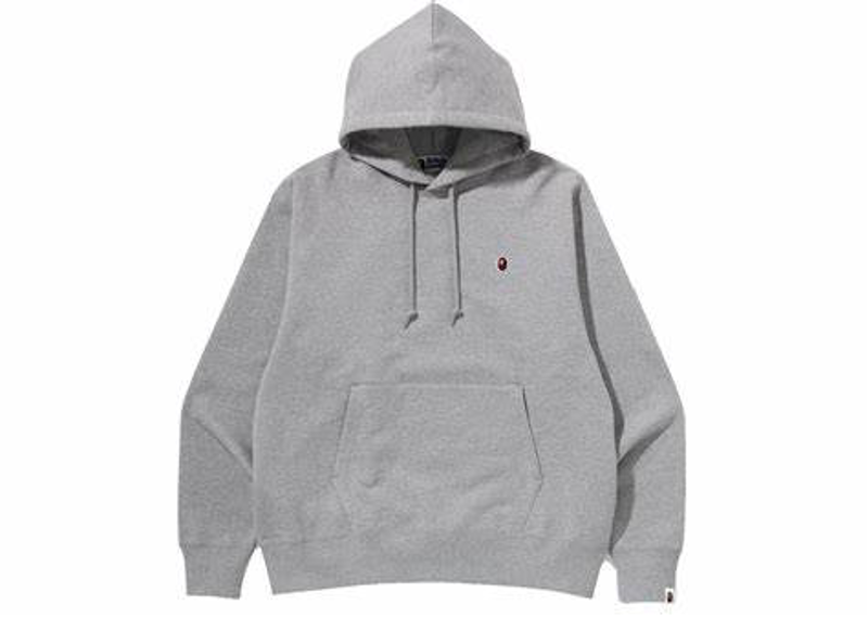 BAPE A Camping Ape Head Hoodie Grey