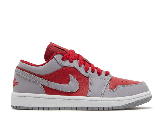 Wmns Air Jordan 1 Low SE Split - Gym Red Cement Grey