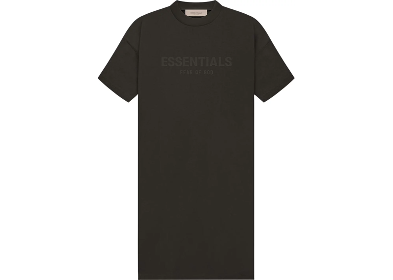 Fear of God Essentials Womens Tee Dress Off Black