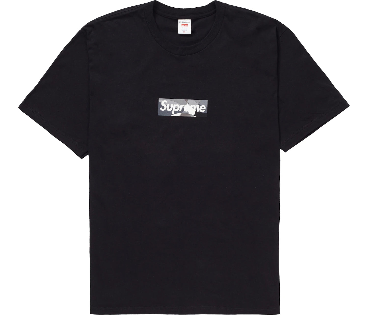 Supreme Emilio Pucci Box Logo Tee Black/Black