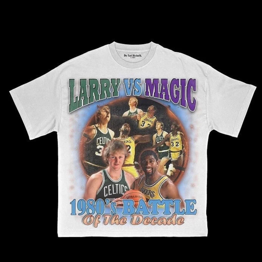 Do Not Disturb. Vintage Tee Larry vs. Magic White