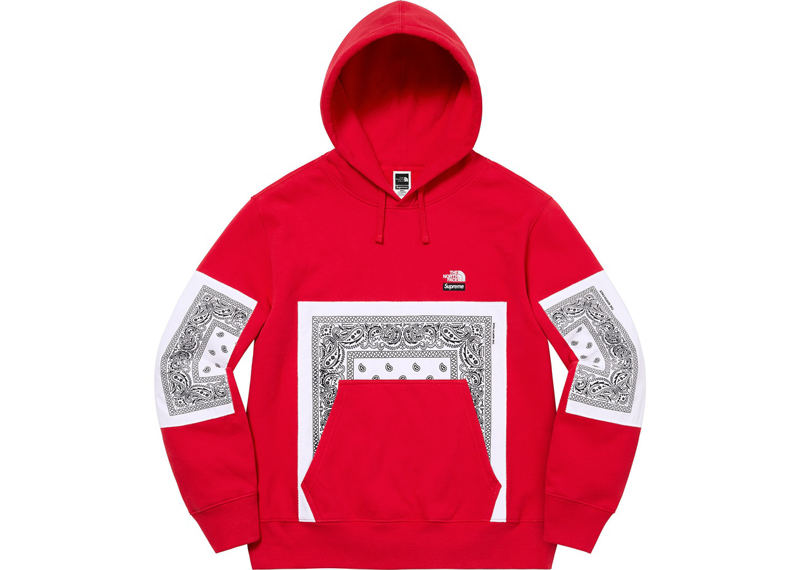 Supreme/The North Face Trekking Bandana Hooded Sweatshirt