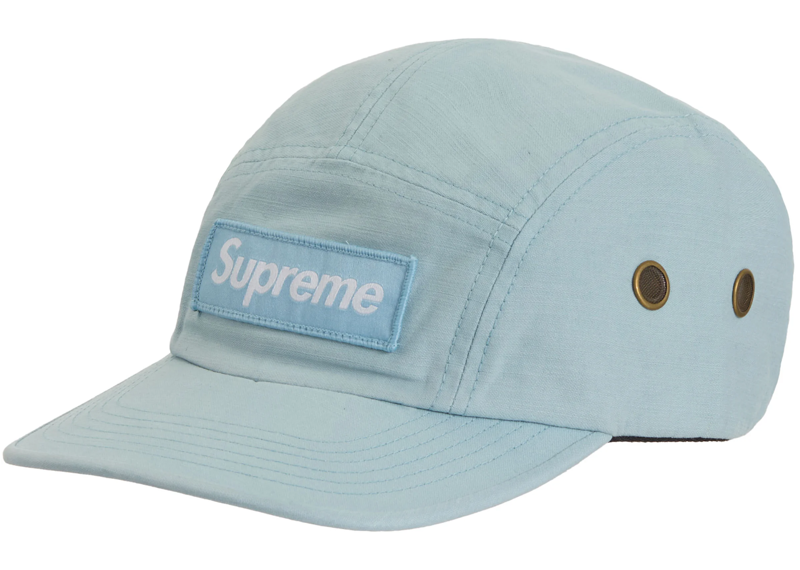 Supreme Military Camp Cap (SS24) Light Blue