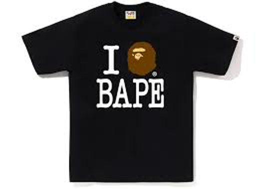 BAPE I Love Bape Tee-BLK