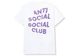 Anti Social Social club purple/green letters