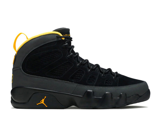 Air Jordan 9 Retro Dark Charcoal University Gold