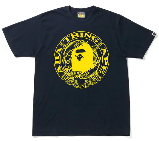 BAPE Archive Graphic 5 Tee Navy