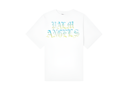 Palm Angels Hue Gothic Logo T-shirt WHITE