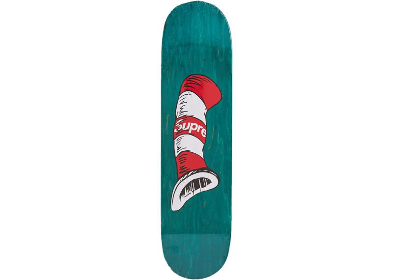 Supreme Cat in the Hat Skateboard Deck Green