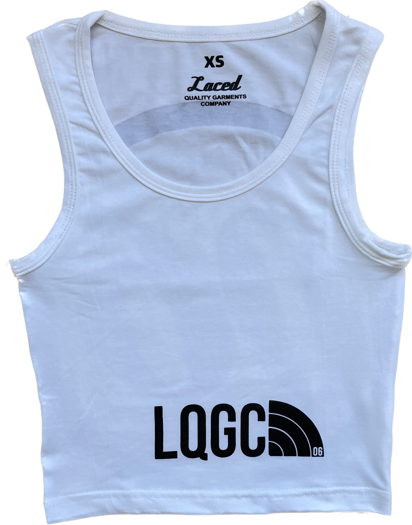 LQGC CROP TOP WHITE