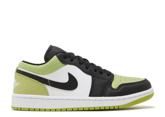 Wmns Air Jordan 1 Low SE Vivid Green Snakeskin