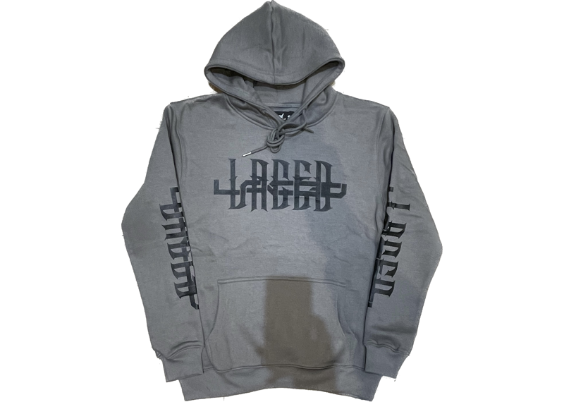 Laced tribal Dark Grey Hoodie