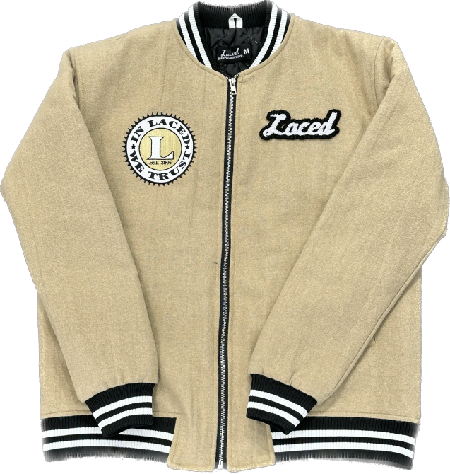 LACED JV BOMBER JACKET TAN