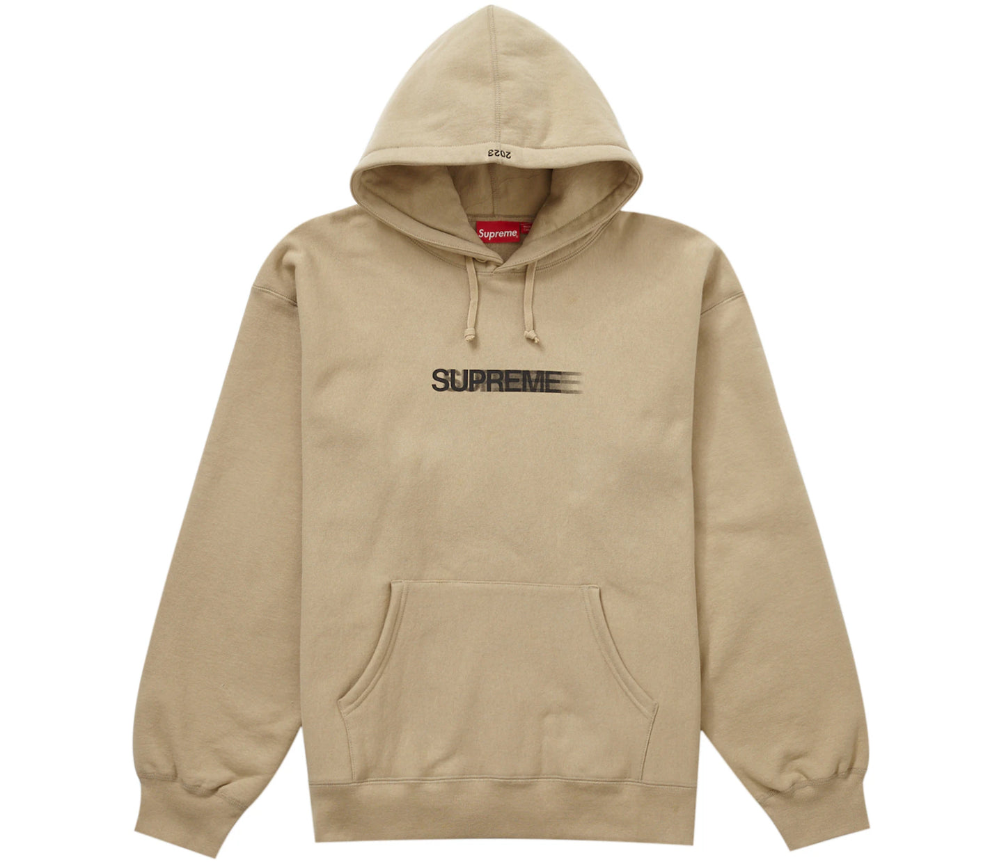 Supreme Motion Logo Hooded Sweatshirt (SS23) Dark Tan