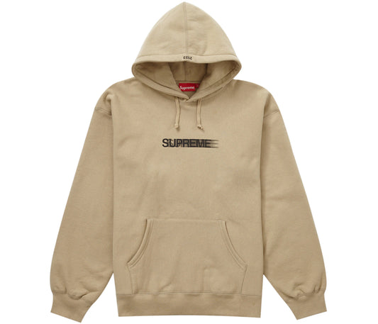 Supreme Motion Logo Hooded Sweatshirt (SS23) Dark Tan