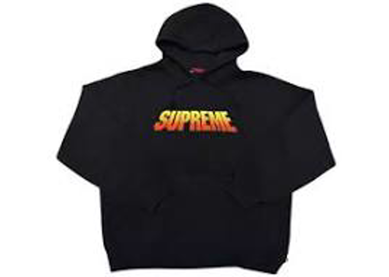 Supreme Sabotage hooded sweatshirt Black