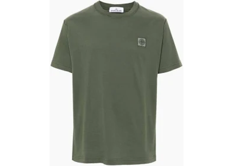 Stone Island compass patch Dark green Relaxed Fit T-Shirt