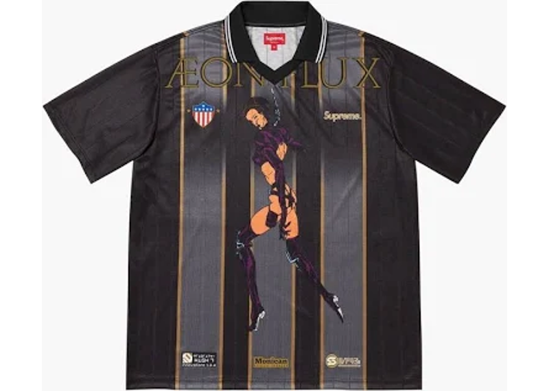 Supreme Aeon FLux Soccer Jersey Black