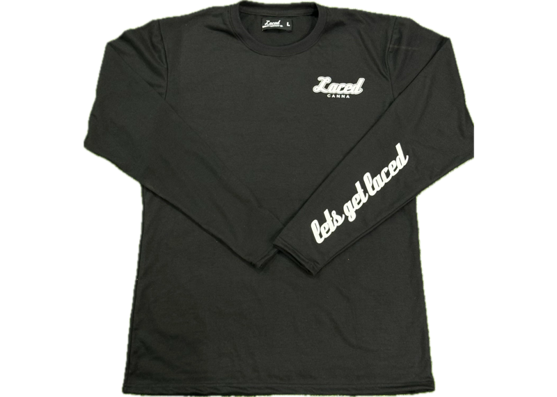 Laced Canna - Lets Get Laced Black Long Sleeve Shirt