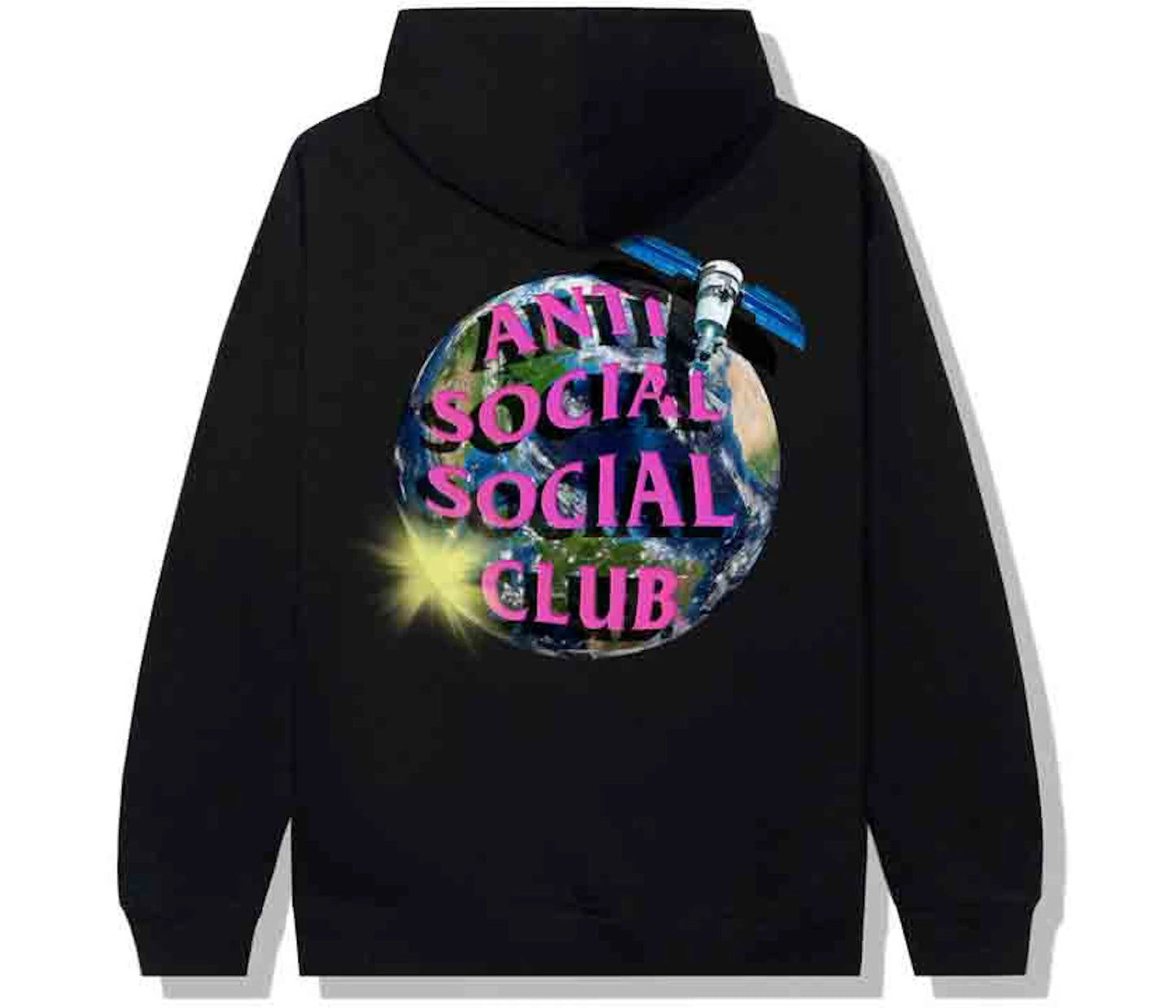 Anti Social Social Club Worldwide Hoodie Black