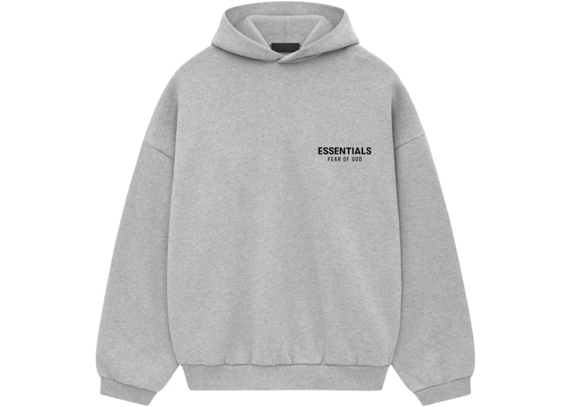 Fear of God Essentials Hoodie Light Heather Grey (FW24)